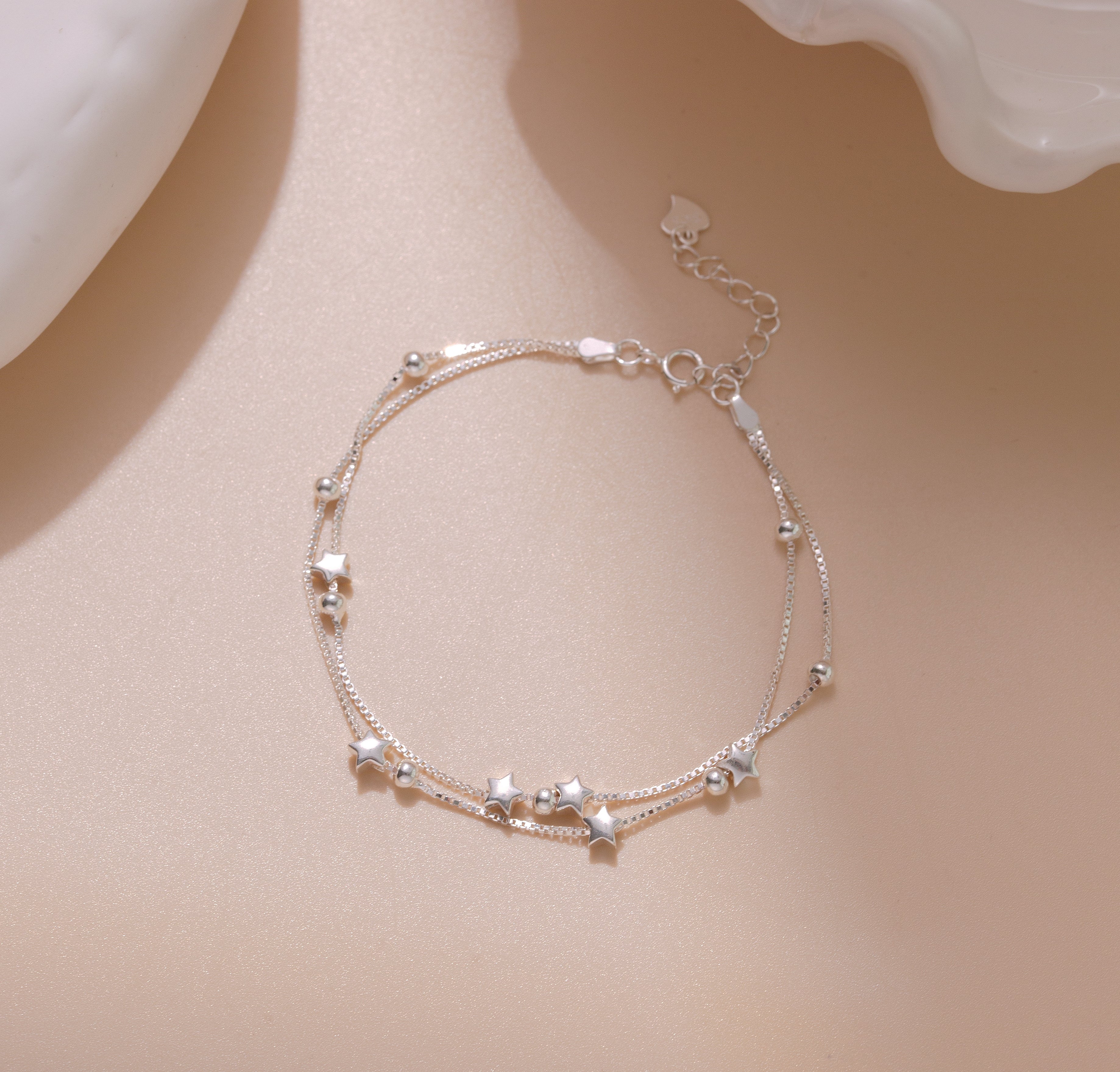 Double Layer Stars Bracelet