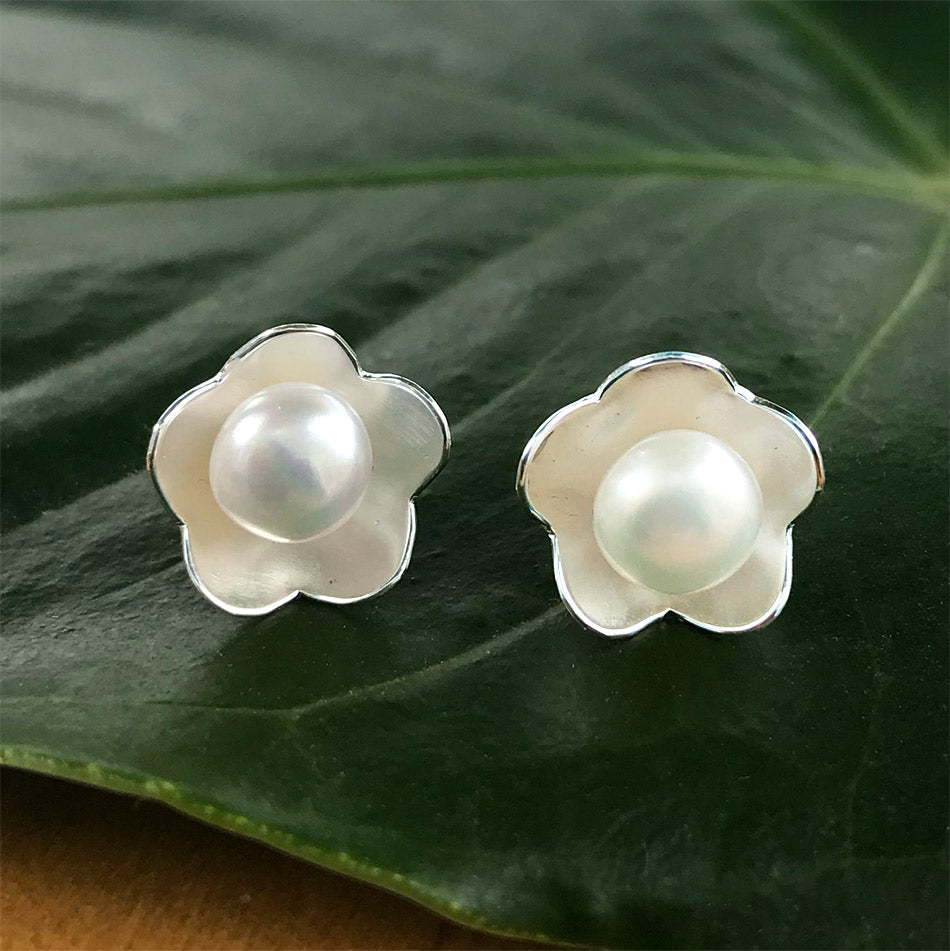 Hidden Pearl Studs