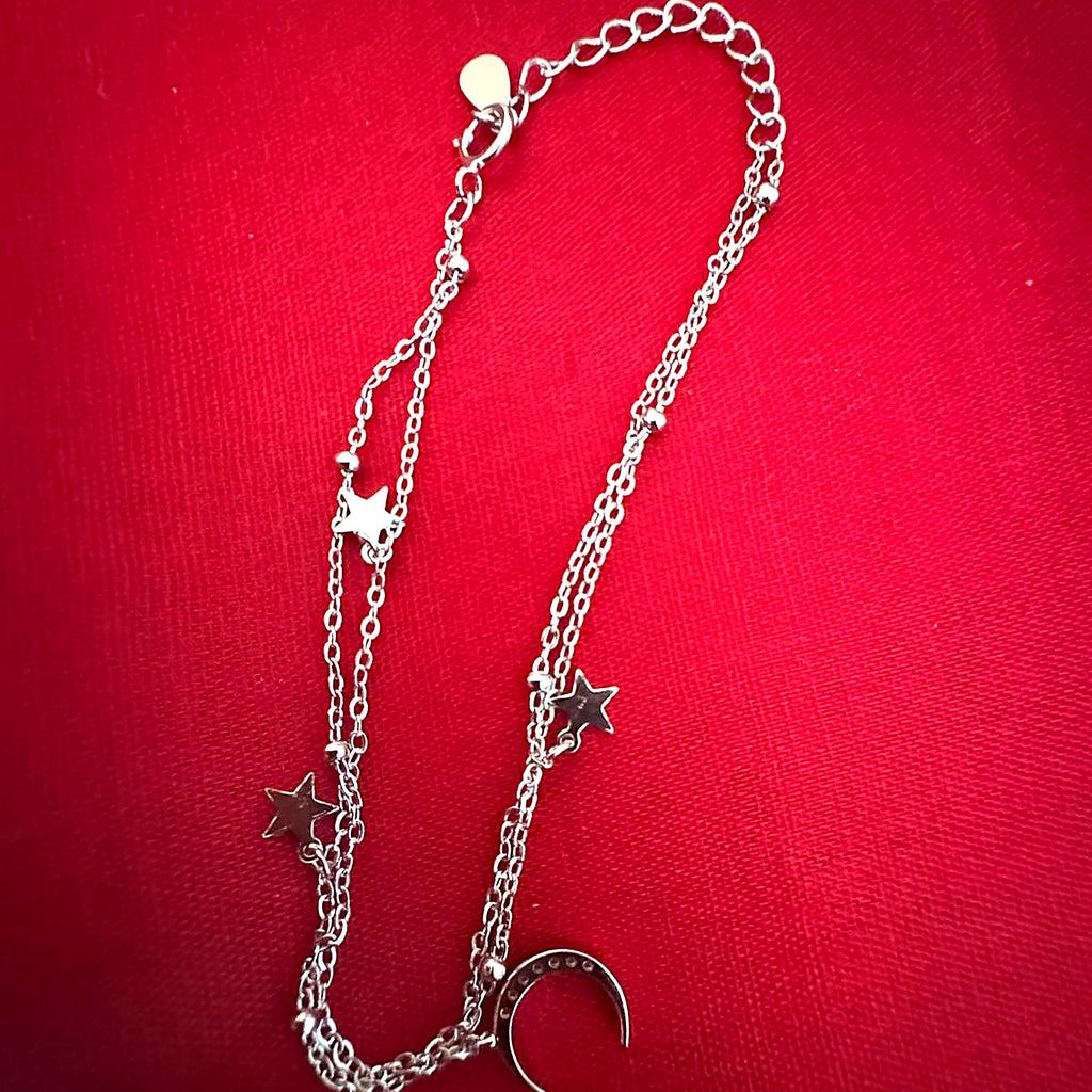 Double Layer Star & Moon Bracelet