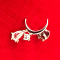 Moon Stud Earrings