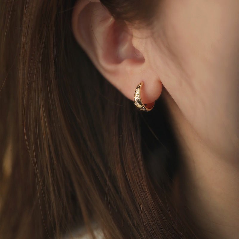 Star Huggie Hoops